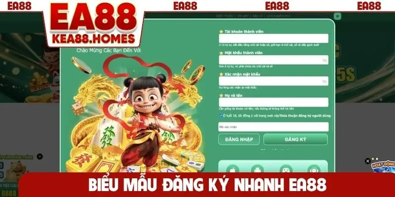 Biểu mẫu đăng ký nhanh EA88