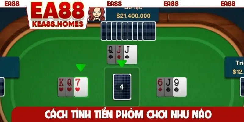 Cách tính tiền phỏm chơi như nào