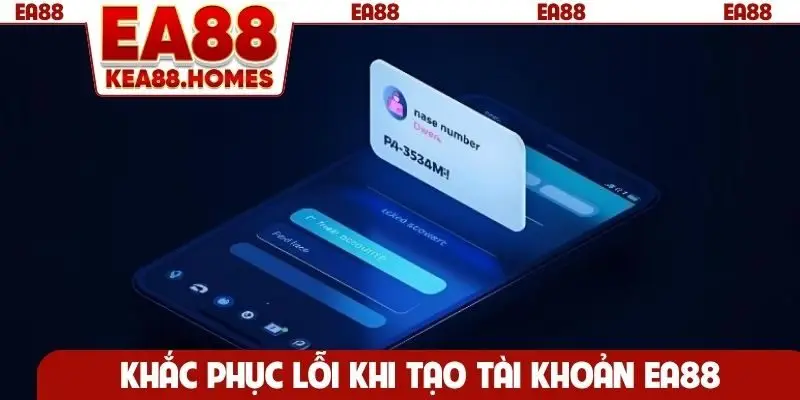 Khắc phục lỗi khi tạo tài khoản EA88
