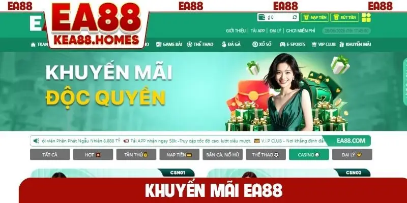 khuyến mãi EA88