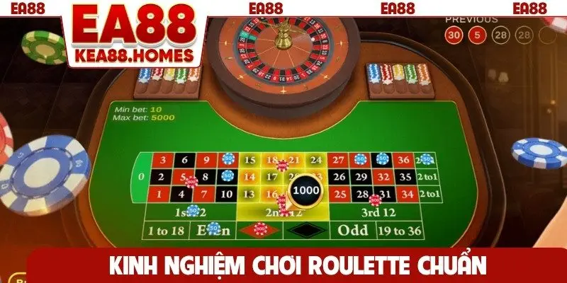 Kinh nghiệm chơi Roulette chuẩn