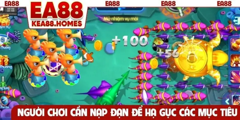 Người chơi cần nạp đạn để hạ gục các mục tiêu
