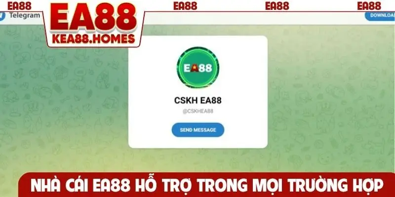 Nhà cái EA88 sẵn sàng hỗ trợ trong mọi trường hợp