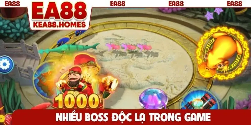 Nhiều boss độc lạ trong game